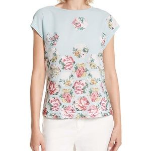 Ted Baker London Soma Patchwork Woven Tee